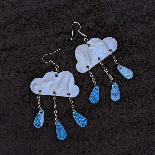 Pearly Cloud Earrings