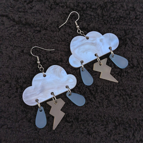 Pearly Cloud Earrings