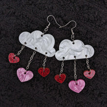 Load image into Gallery viewer, Heart Cloud Earrings