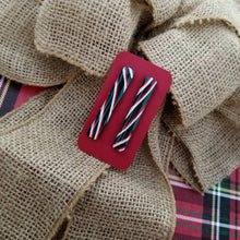 Load image into Gallery viewer, Christmas Peppermint Stick Studs