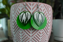 Load image into Gallery viewer, Tradescantia Acrylic Earrings
