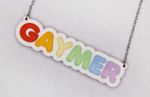 Gaymer Acrylic Necklace