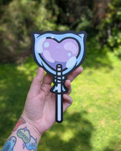 Load image into Gallery viewer, Purple Heart Lollipop Acrylic Wall Art