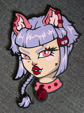 Load image into Gallery viewer, Cat Girl Acrylic Art