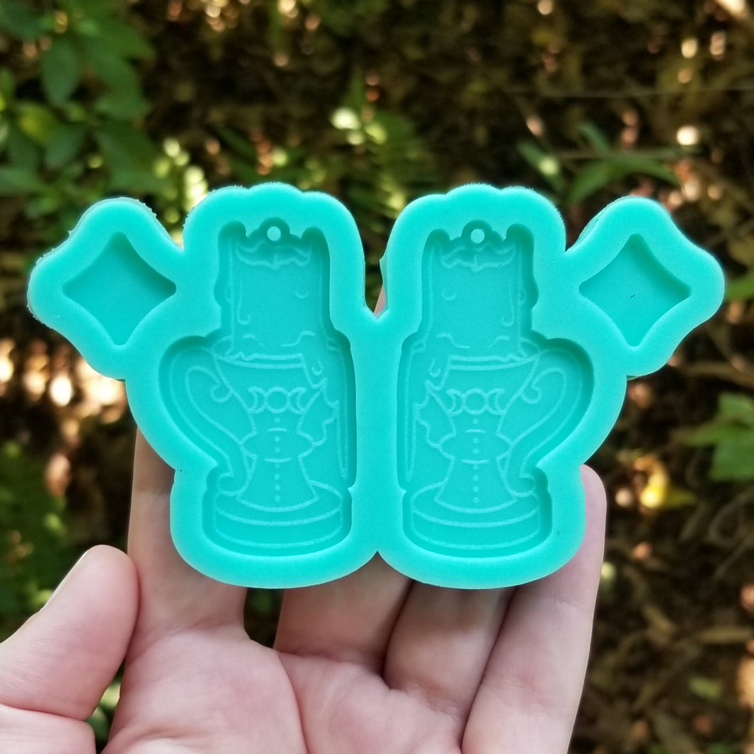 Witch's Candle Earring Mold