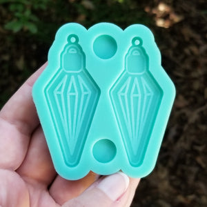 Pointed Ornament Earring Mold
