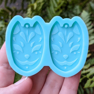 Kitsune Mask Earring Molds