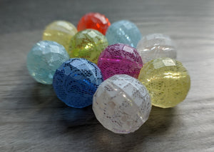 20mm Large Lace Beads