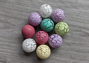 20mm Large Crackle Beads