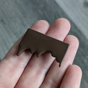Chocolate Hair Clips