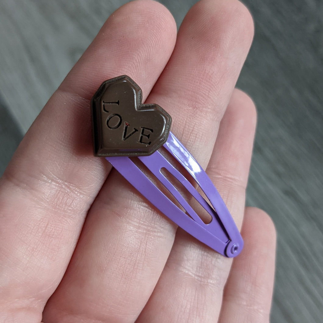 Chocolate Hair Clips