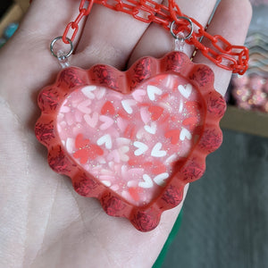 Valentine Resin Necklace
