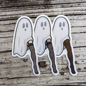 Sexy Ghost Clear Vinyl Sticker